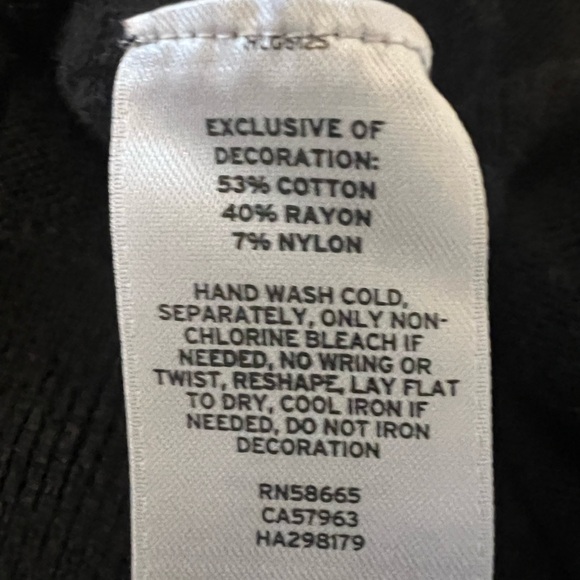 Halogen Sequined Horse Sweater / Black / Size: Small - Picture 6 of 8